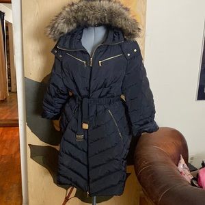 Three quarter puffer jacket